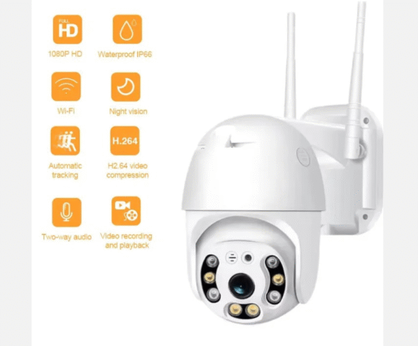 Outdoor Waterproof Camera 1080P IP66 PTZ WiFi IP Security Camera - Image 3