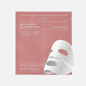 Bio-Collagen Real Deep Mask 34g – Deep Hydrating Probiotic Hydrogel Sheet Mask for Radiant, Glowing Skin