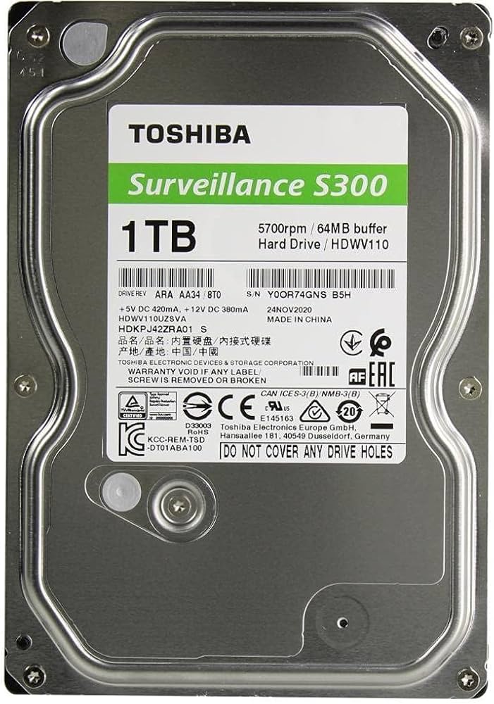 1TB Surveillance Hard Disk for CCTV DVR/NVR & PC - Image 4