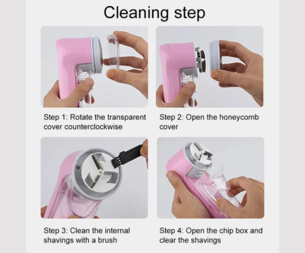 Powerful Lint Remover SK-877 | Travel-Friendly Fabric Shaver with Replaceable Blade - Image 3