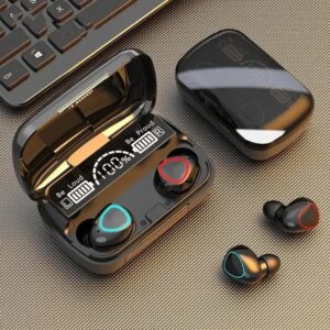 M10 Wireless Bluetooth Earbuds – Deep Bass & LED Display Low Latency & HD Audio