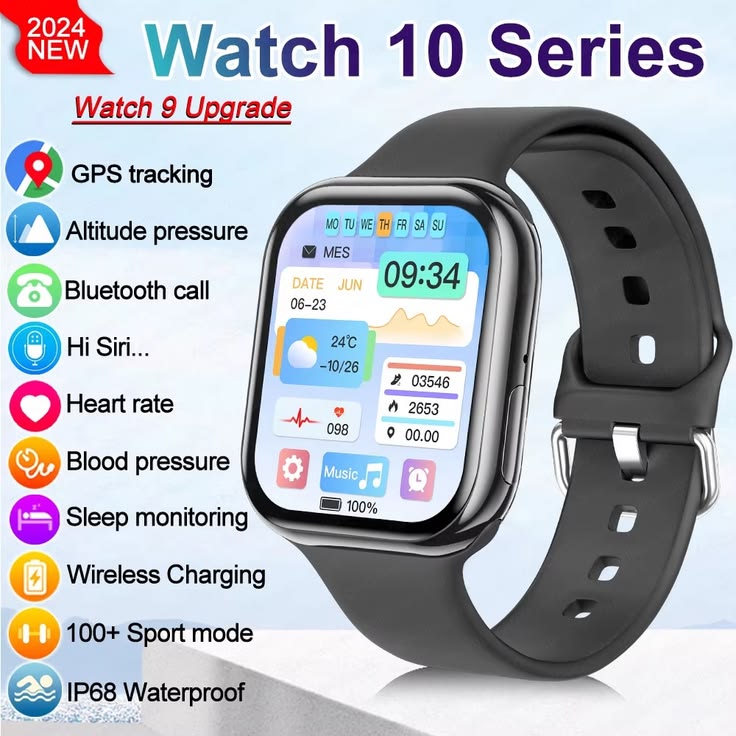 Series 10 Smart Watch – Premium Bluetooth Calling Watch ,HD Display & Fitness Tracking - Image 3